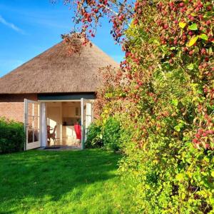 Сад в Uylkenshof safaritenten en natuurhuisjes