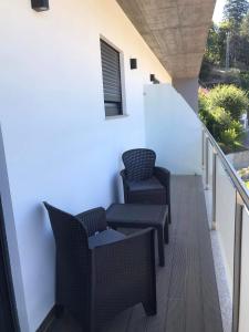 A balcony or terrace at Casa Gidelos