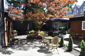 Taman di luar Huygens Place Amsterdam