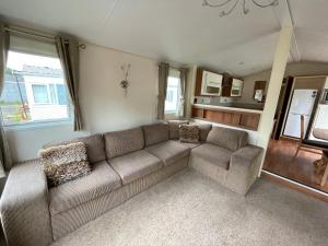 Кът за сядане в 2-Bedroom Caravan in Uddingston, Glasgow