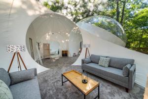 A seating area at Nomad Hotel & Glamping