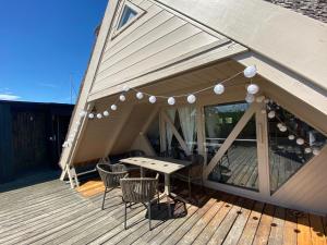 Balkón nebo terasa v ubytování Pfahlbau Seehütte am Neusiedlersee - Waterfront 2