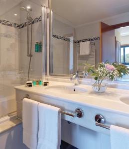 A bathroom at Hotel Spa Galatea