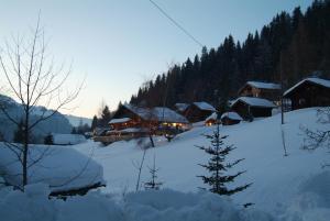 Les Chalets de la Serraz talvel