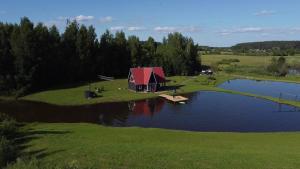 Naturlandskap nära semesterhuset