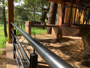 Uma varanda ou terraço em Cabaña Verito