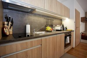 Dapur atau dapur kecil di Apartment Rezidence - Javor & Wellness