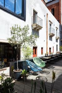 A seating area at Habitat Boutique Hotel