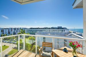 Uma varanda ou terraço em NORTH Apartments, SeaView Seaside Park