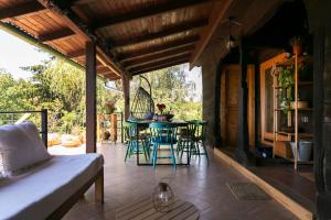 Cottage Veronika tesisinde bir balkon veya teras