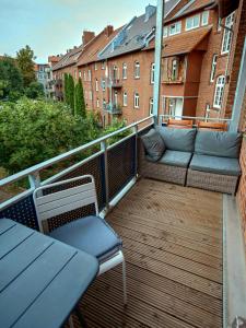 En balkong eller terrass på Appartement OTTO I - Erfurt Zentrum