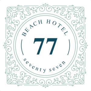 Un certificat, premiu, logo sau alt document afișat la Seventy Seven Beach Hotel