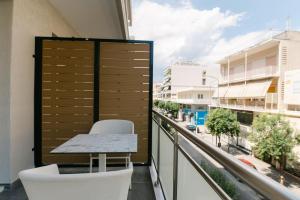 Balkon atau teras di Magico Suites City Heart Luxury Appartments