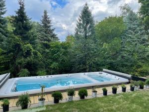 The swimming pool at or close to Henderson Castle Inn