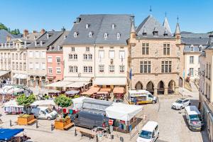 General view ng Echternach o city view na kinunan mula sa hotel