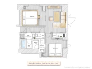 Plán poschodí v ubytovaní MIMARU SUITES Tokyo Nihombashi