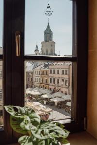 Utsikt over Lublin, enten fra hotellet eller fra et annet sted