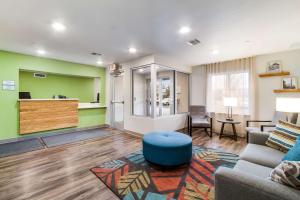 Eldhús eða eldhúskrókur á WoodSpring Suites Harrisburg Linglestown