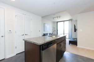 Ett kök eller pentry på Nice 2BR Pentagon City Apartment