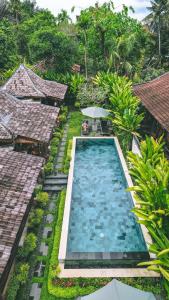 Ari Cottages Ubud游泳池或附近泳池