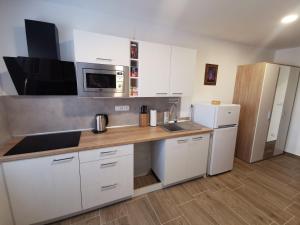 Una cocina o kitchenette en Apartmány Svítkov 79