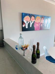 Pijača v nastanitvi Geniet van de zee met dit top-appartement Fuji Ostend