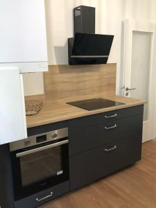 A kitchen or kitchenette at Le Carrousel - Appartement cosy centre Obernai