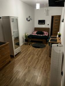 A kitchen or kitchenette at Hostel Suchedniów