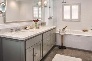 A bathroom at The Estate Yountville