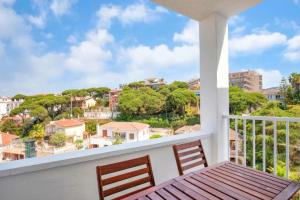 En balkong eller terrass på One Bedroom Flat in Fenals Lloret de Mar for 4 People