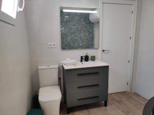 Baðherbergi á Belice, excepcional apartamento con Jacuzzi