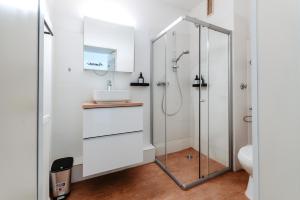 Un baño de CozyStay - Gemütliche Wohnung im Oberharz