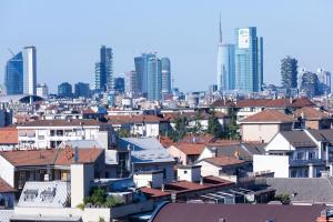 Miesto panorama iš viešbučio arba bendras vaizdas Milane