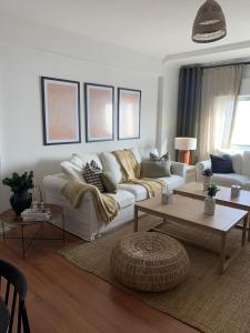 Area tempat duduk di Apartamento Luxury Mira Espanha na Guarda