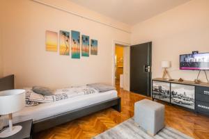 TV i/ili zabavni centar u objektu Neimar Apartment with Great Wi-Fi and free parking