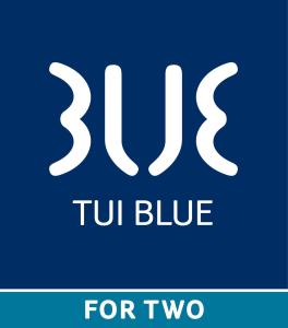 a blue and white sign with the text for two at TUI BLUE Kalamota Island - Adults Only in Dubrovnik