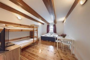 Кровать или кровати в номере Hostel Białystok Centrum