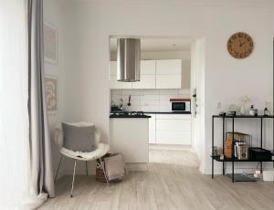 Η κουζίνα ή μικρή κουζίνα στο An cosy apartment near CPH airport