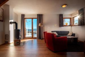 Zona d'estar a Residence Lipno