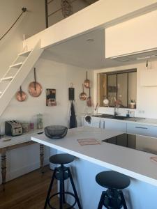 Dapur atau dapur kecil di La "Pépite" Du Vieux Lyon