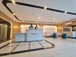 Ruang duduk di Wellness Stay & Hotel Sukhumvit 107