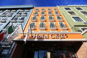 Byggnaden som hotellet ligger i