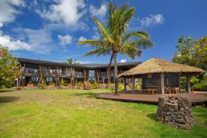 Taman di luar Hotel Ohana Rapa Nui