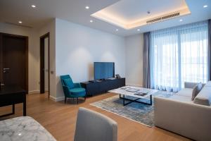 אזור ישיבה ב-Paloma Apartment - Portonovi Resort