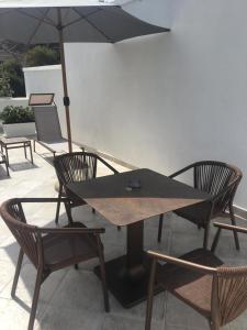 A patio or other outdoor area at La Finestra Sul Mare