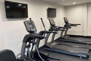 Fitnes oz. oprema za telovadbo v nastanitvi La Quinta Inn & Suites by Wyndham Indianapolis Downtown