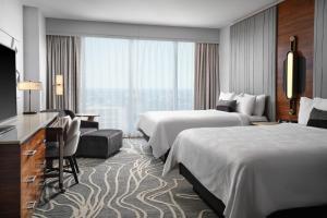 Una cama o camas en una habitación de JW Marriott Indianapolis