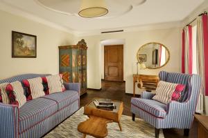 A seating area at Hotel Goldener Hirsch, A Luxury Collection Hotel, Salzburg