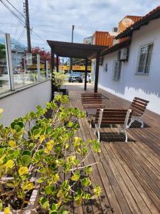 Uma varanda ou terraço em Eco Isla GuestHouse