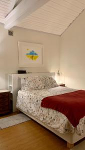 เตียงในห้องที่ Casa do Paço Aveiro HolidayHome